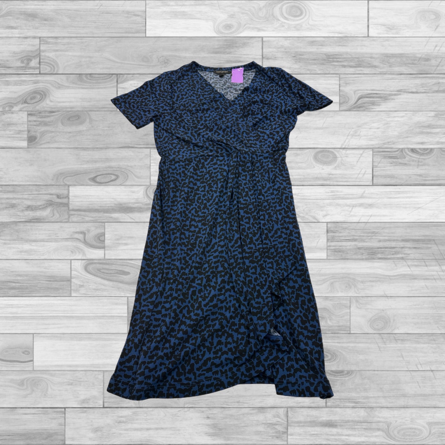 Dress Casual Short By Banana Republic In Black & Blue, Size: Petite S