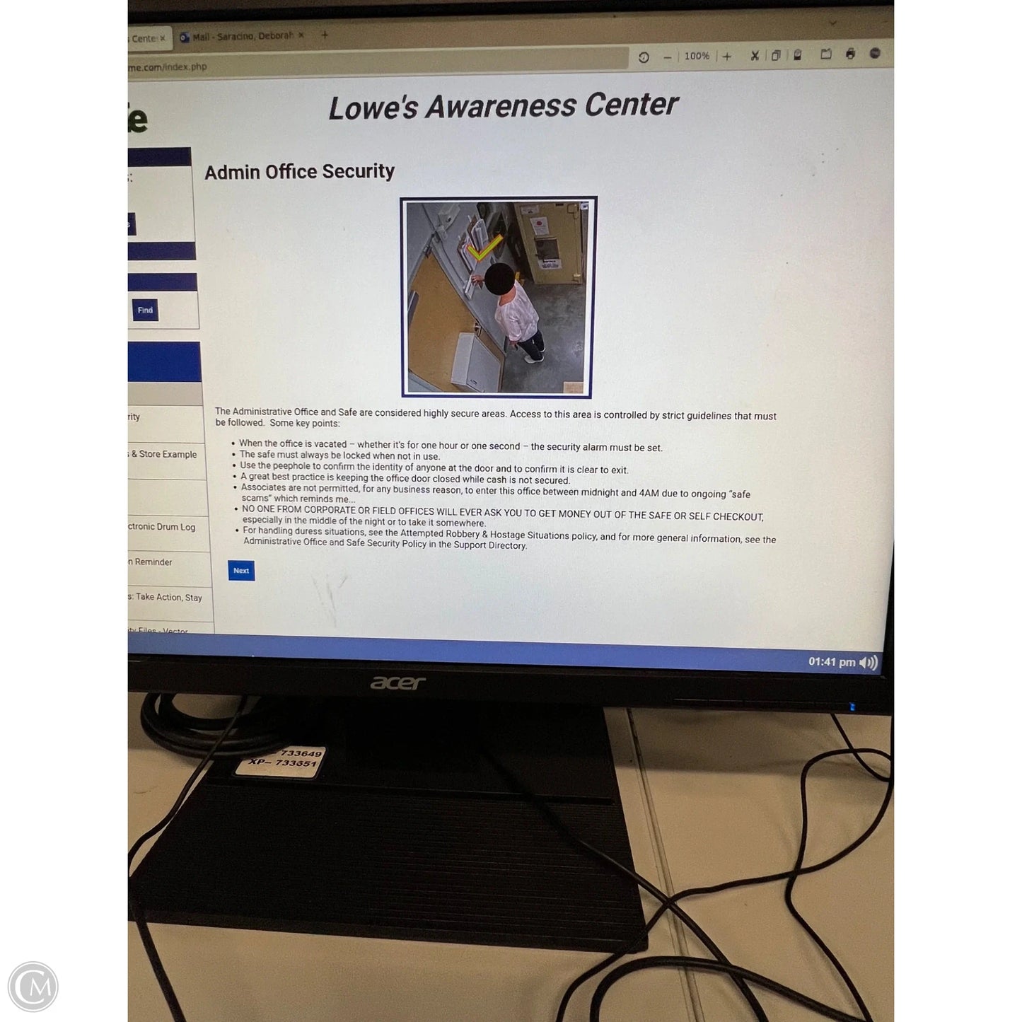 Top Sleeveless By Chicos In Striped Pattern, Size: 0