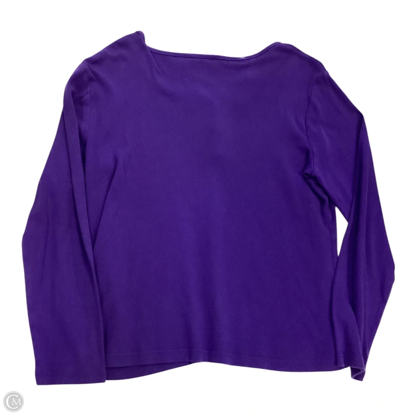 Top Long Sleeve By Chicos In Purple, Size: L
