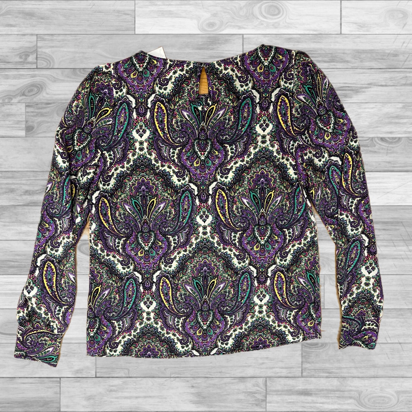 Top Long Sleeve By J. Crew In Multi-colored, Size: S