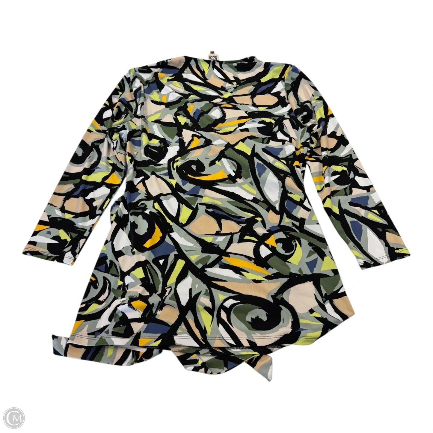 Top Long Sleeve By Anne Klein In Multi-colored, Size: L