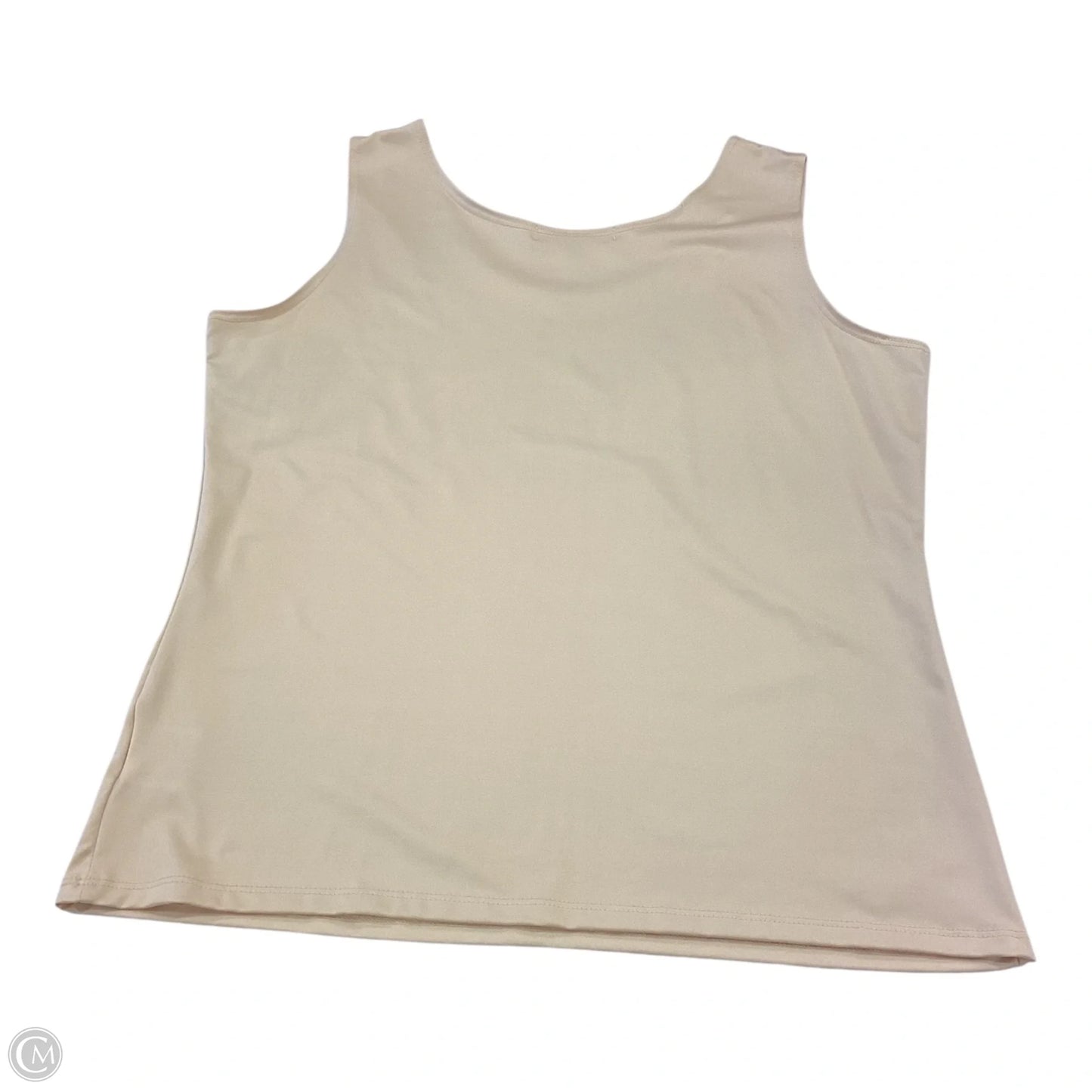 Top Sleeveless By Ellen Tracy In Brown, Size: Xl