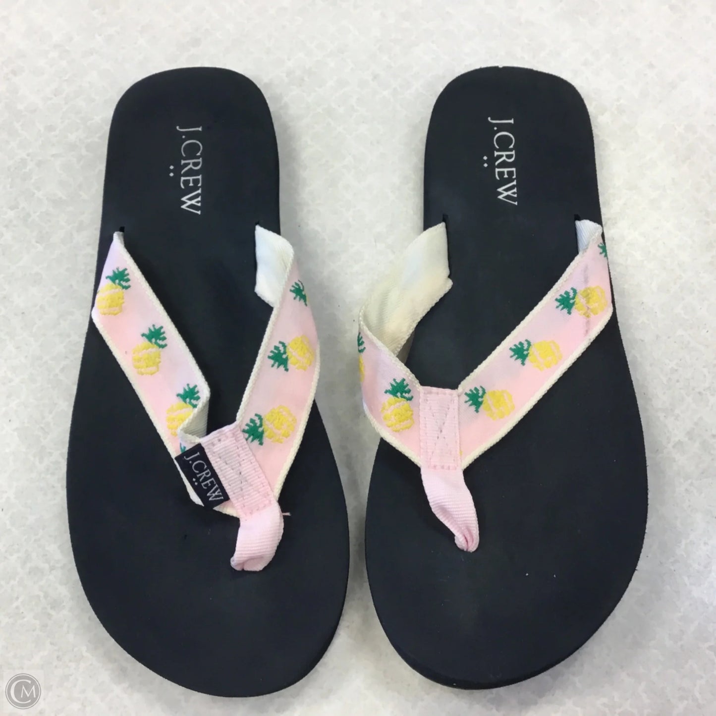 Sandals Flip Flops By J. Crew In Navy, Size: 7
