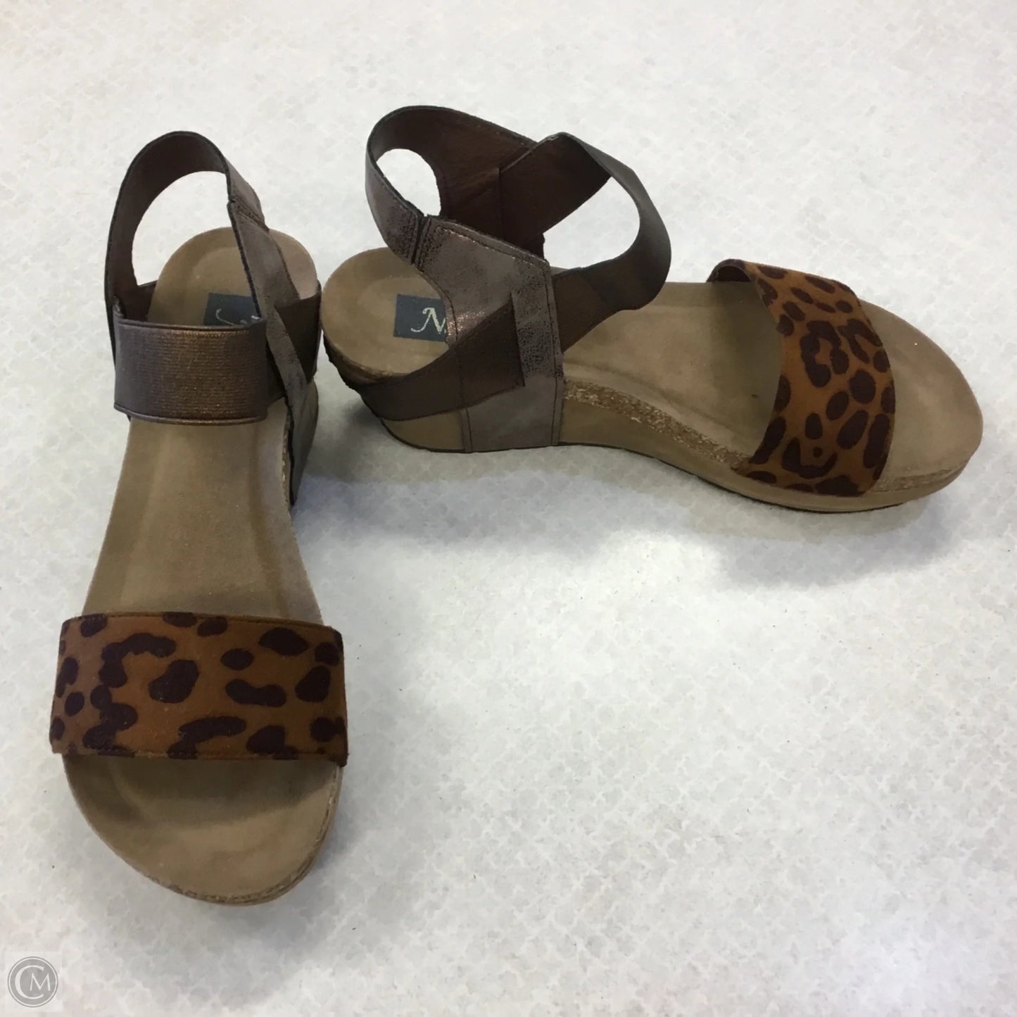 Shoes Heels Wedge By Natural Reflections In Animal Print, Size: 8