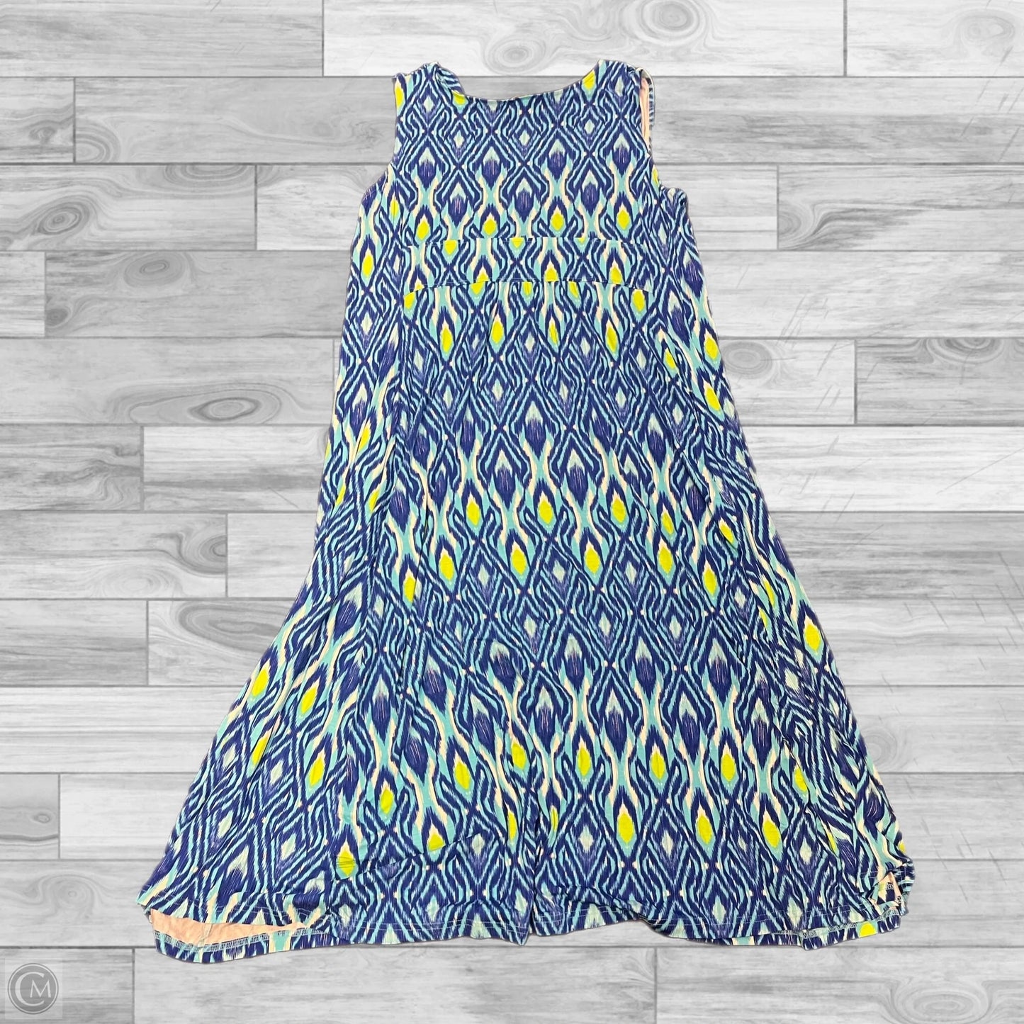 Dress Casual Maxi By Liz Lange In Blue, Size: 3x