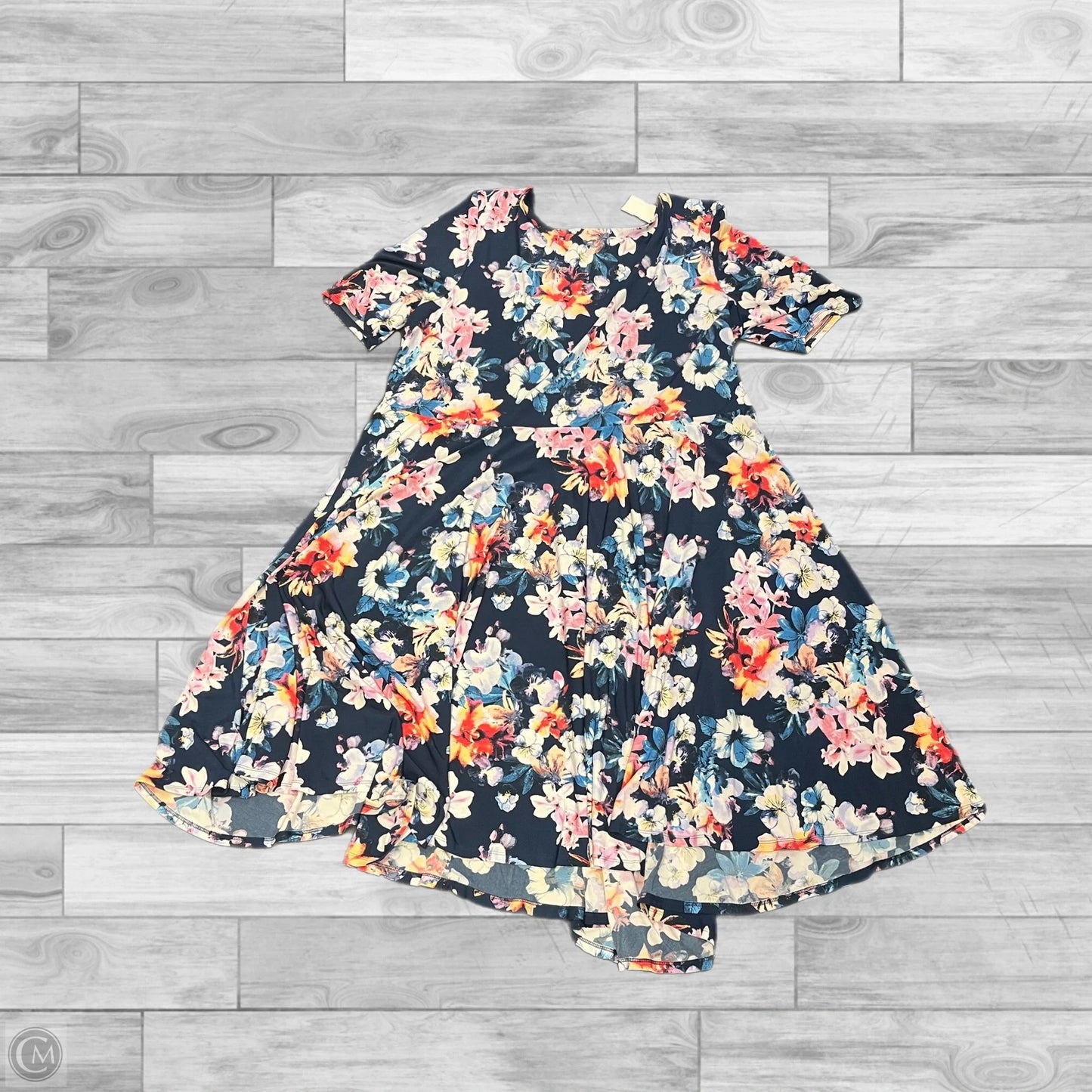 Dress Casual Short By Cmc In Floral Print, Size: 3x