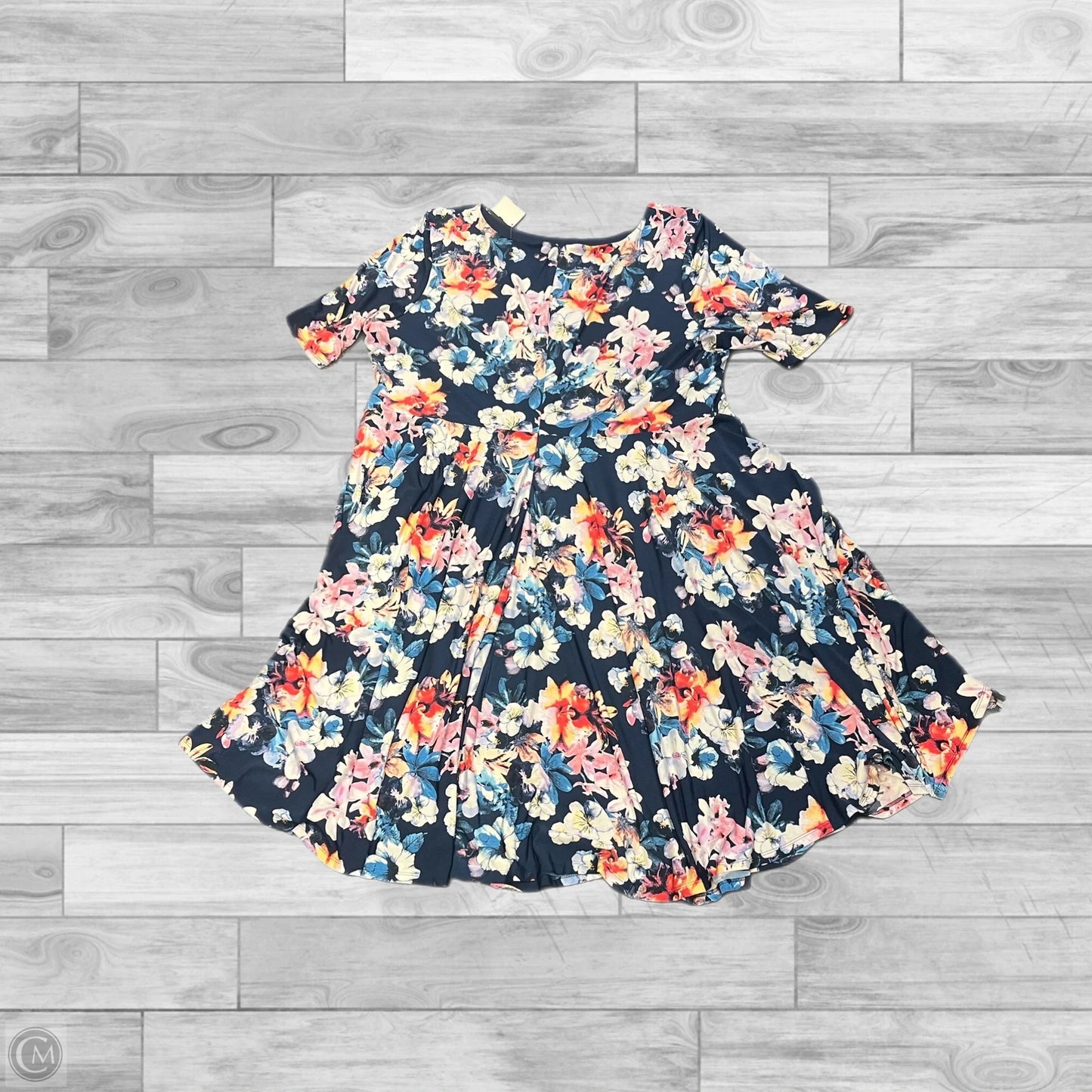 Dress Casual Short By Cmc In Floral Print, Size: 3x