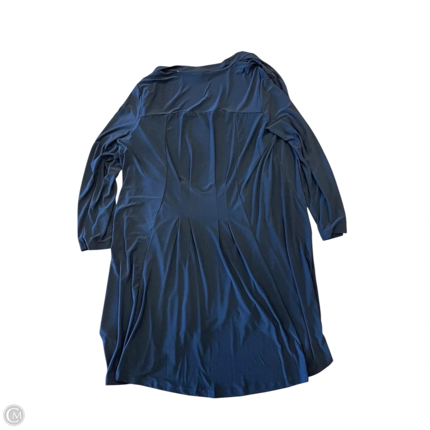 Cardigan By Nina Leonard In Black, Size: 3x