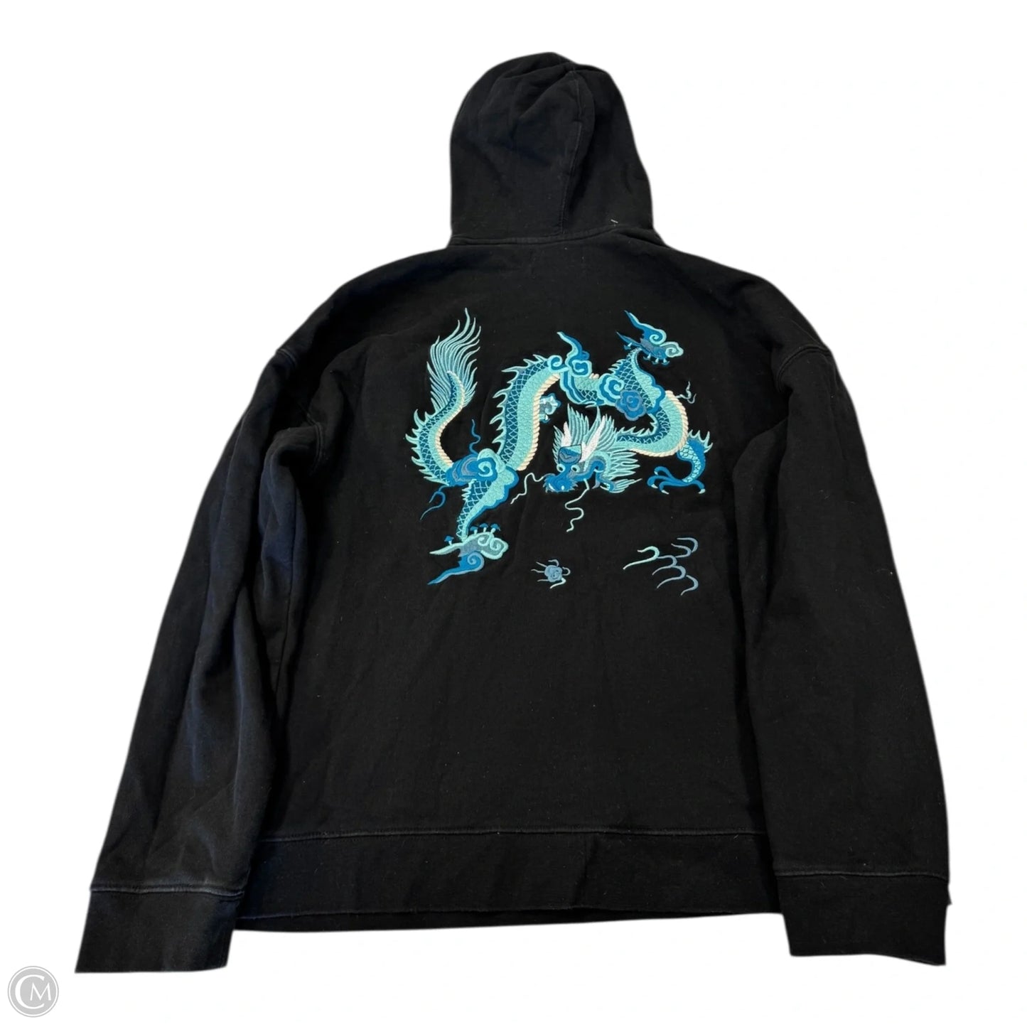 Sweatshirt Hoodie By Pacsun In Black, Size: L