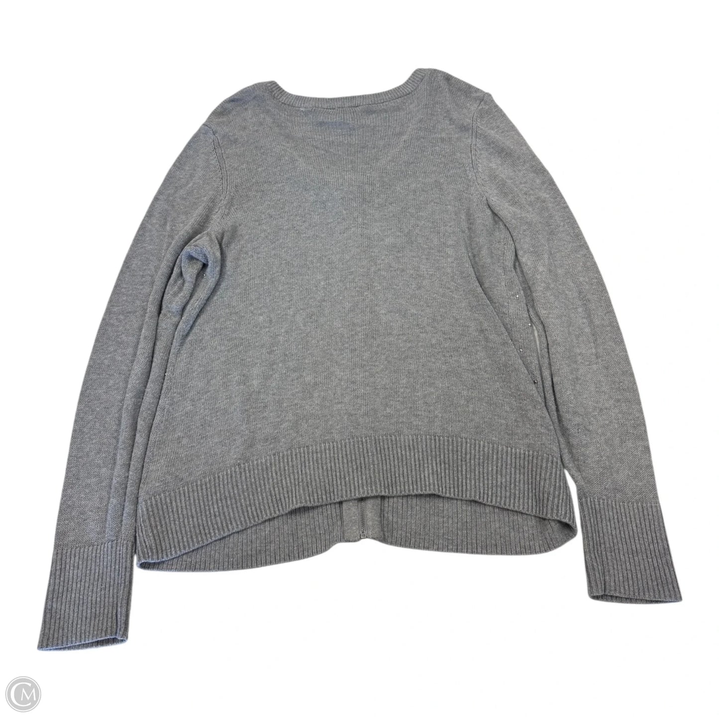 Sweater By Talbots In Grey, Size: L