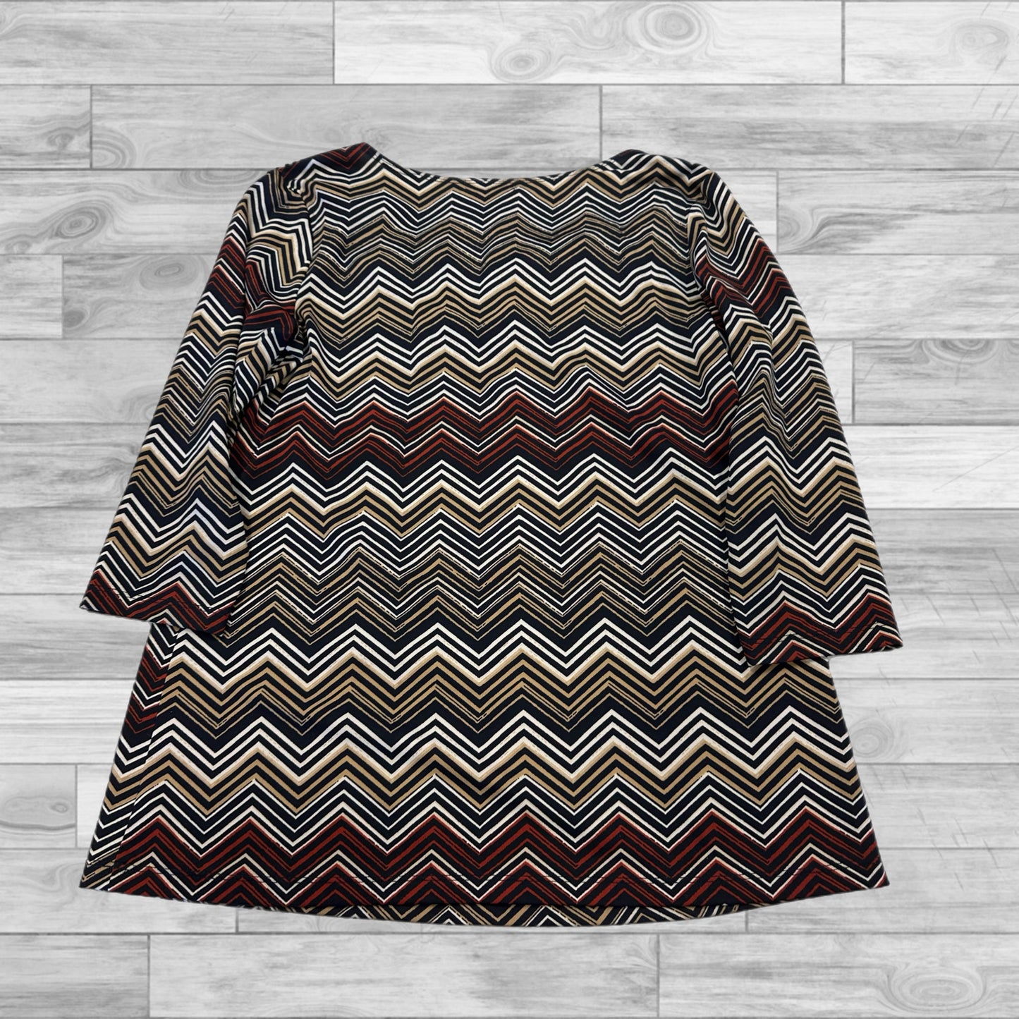 Top 3/4 Sleeve By Clothes Mentor In Multi-colored, Size: S