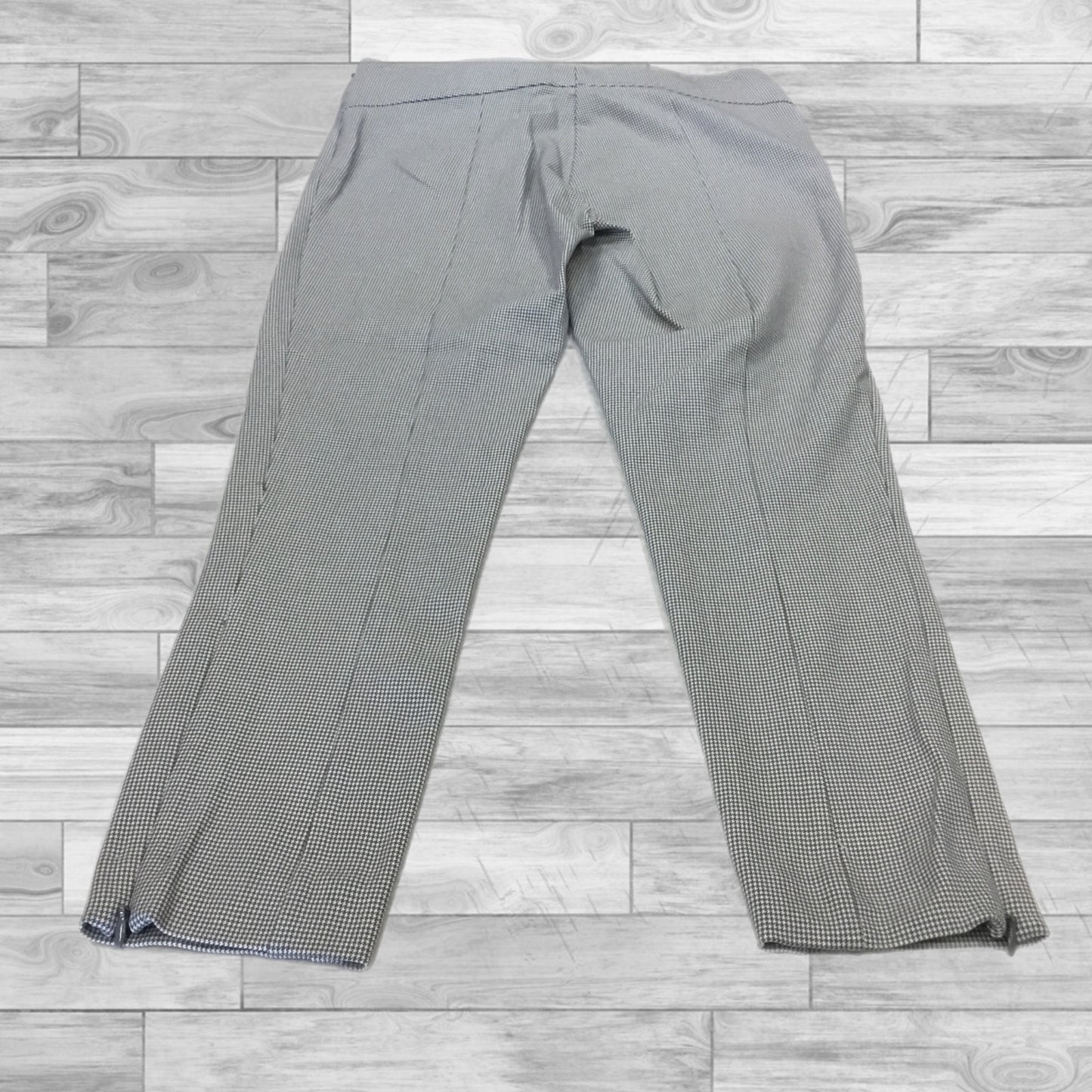 Pants Ankle By Loft In Grey White, Size: 4