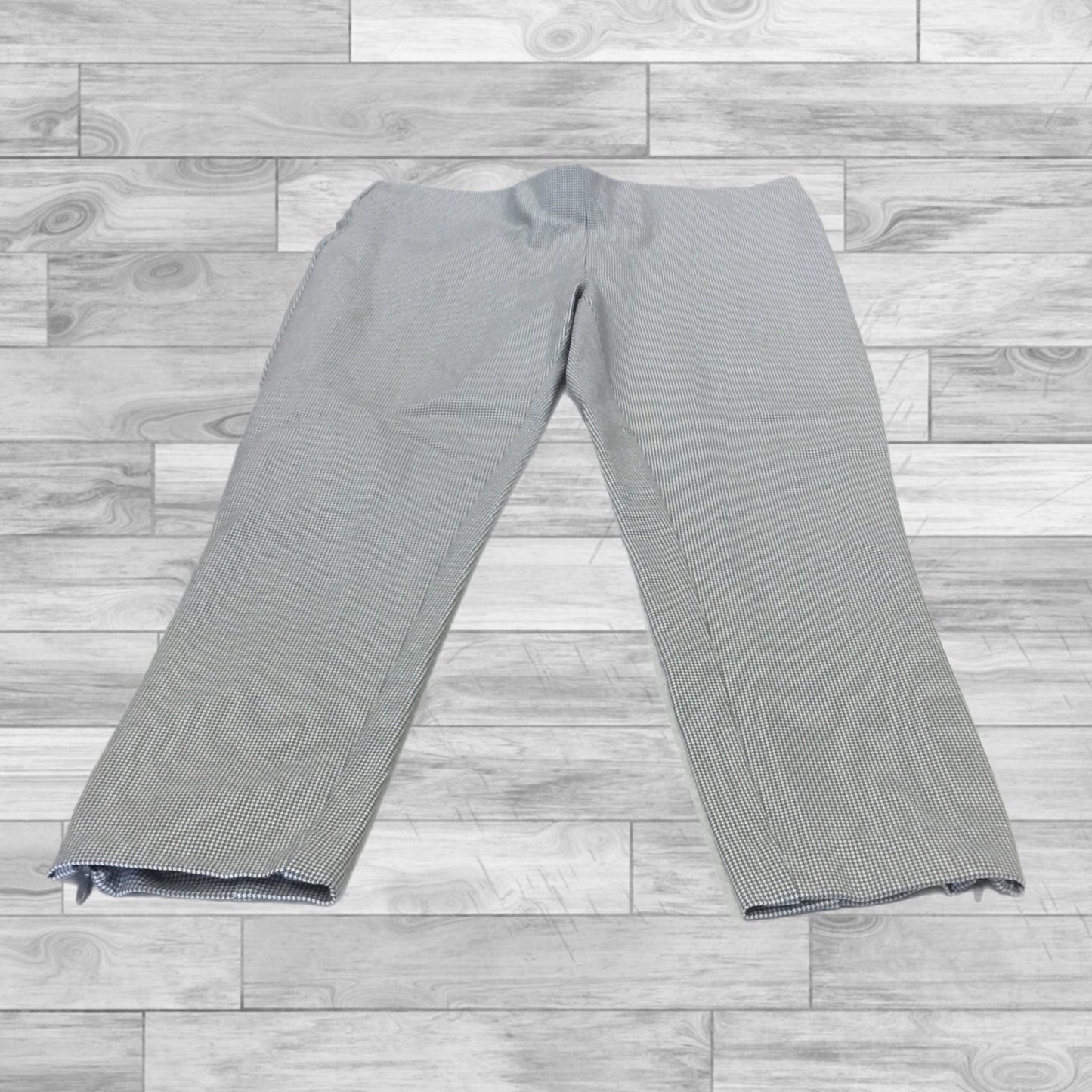 Pants Ankle By Loft In Grey White, Size: 4
