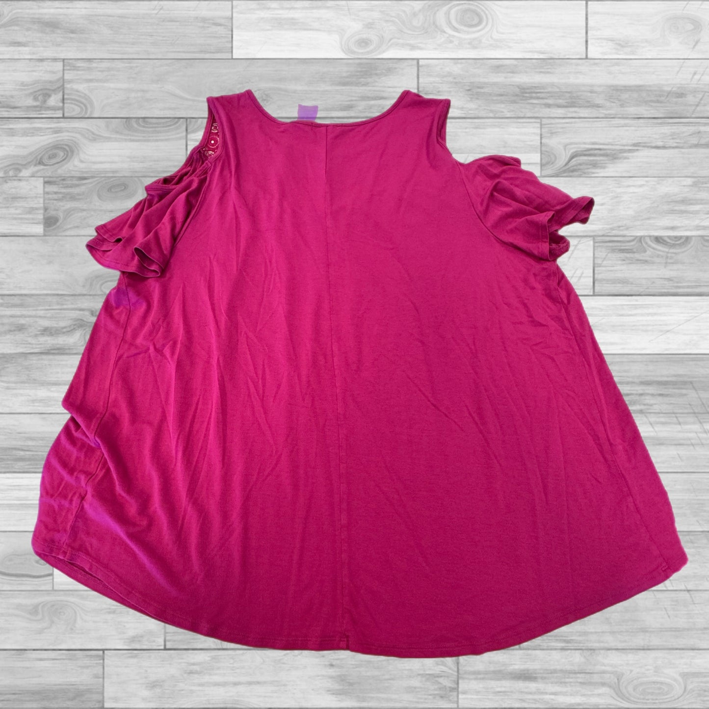 Pink Top Short Sleeve Lane Bryant, Size 3x