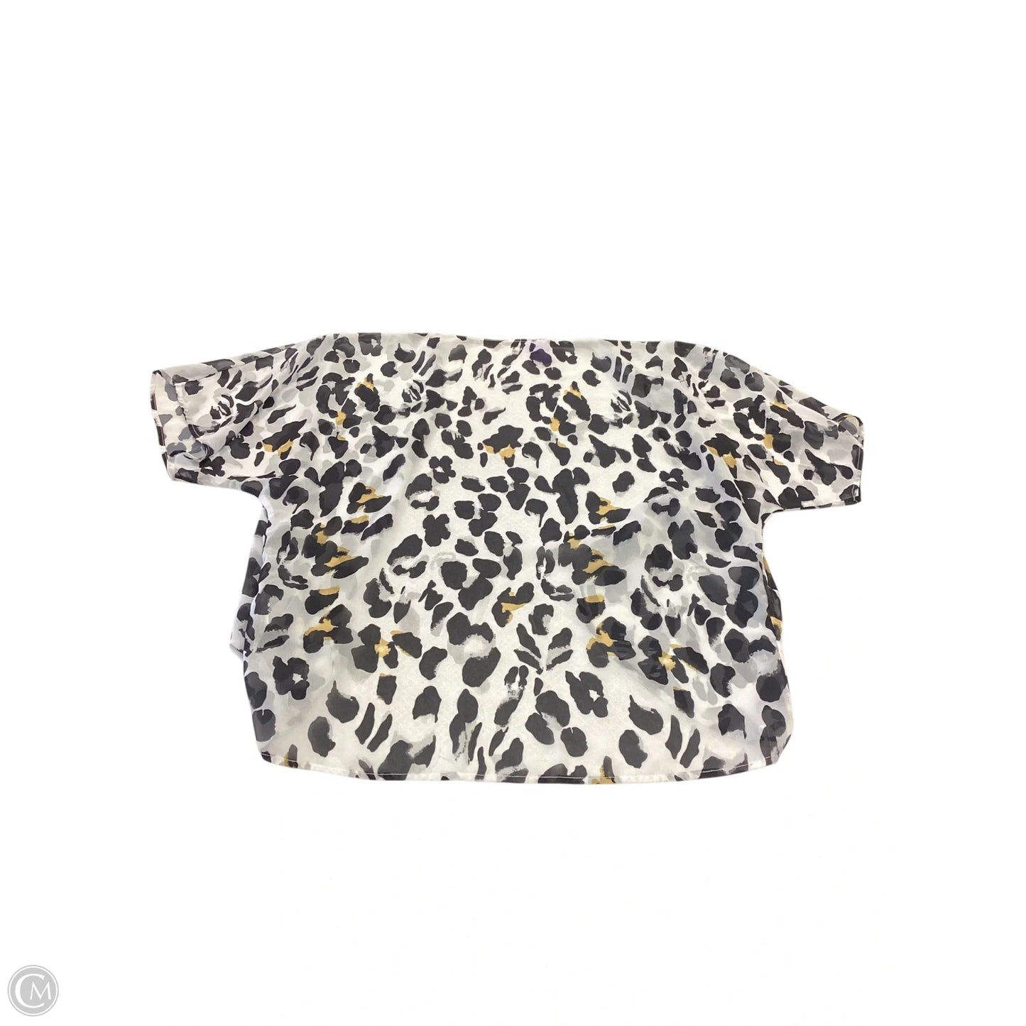 Swimwear Cover-up By Clothes Mentor In Black & White, Size: S