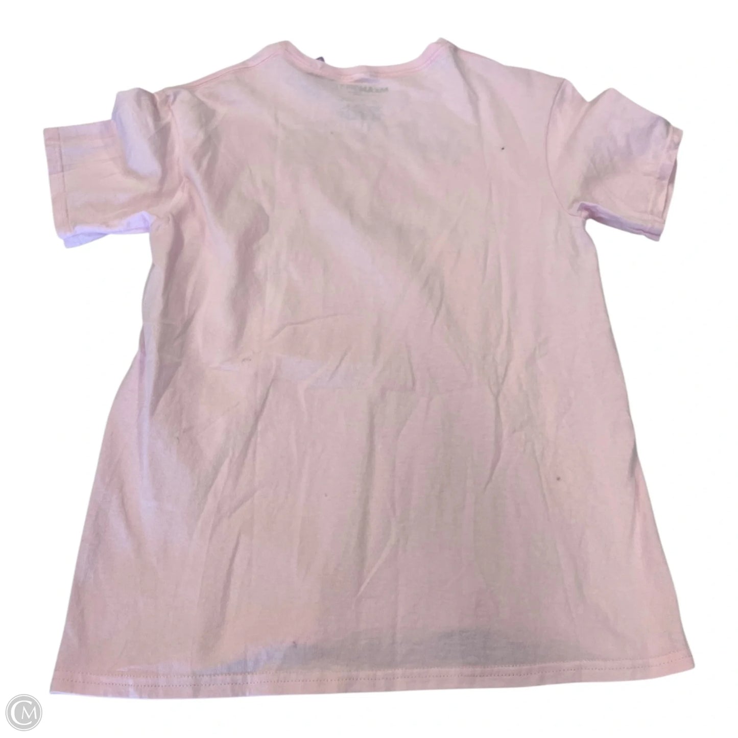 Top Short Sleeve Basic By Clothes Mentor In Pink, Size: M