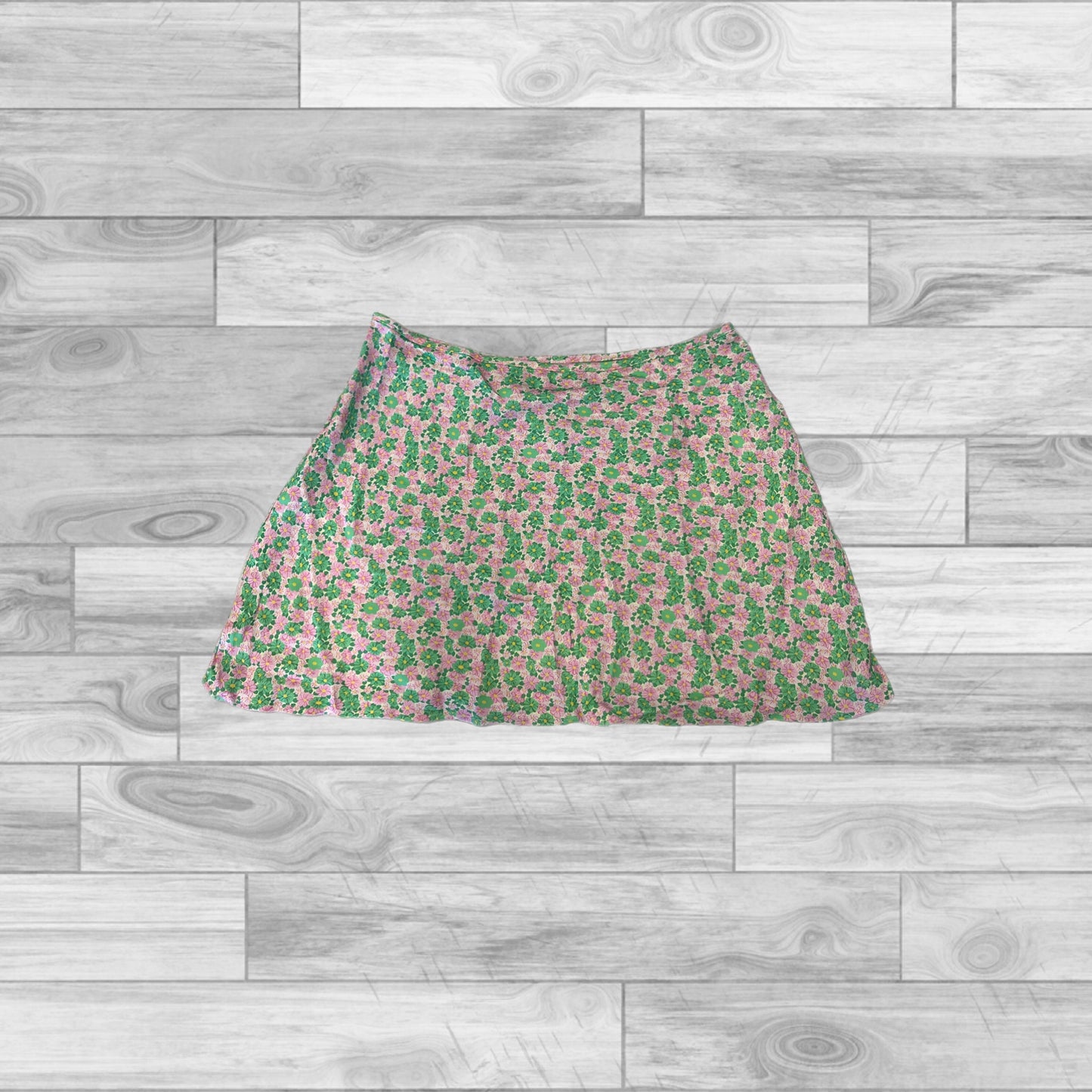 Green & Pink Skirt Mini & Short Zara, Size Xl