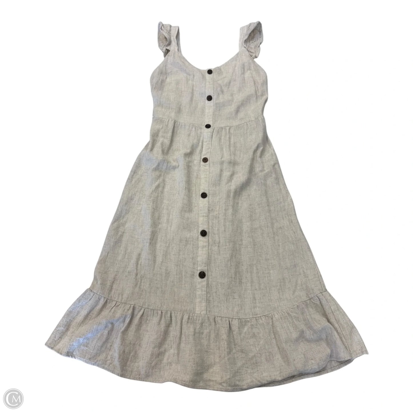 Dress Casual Midi By Loft In Blue & Orange, Size: 6