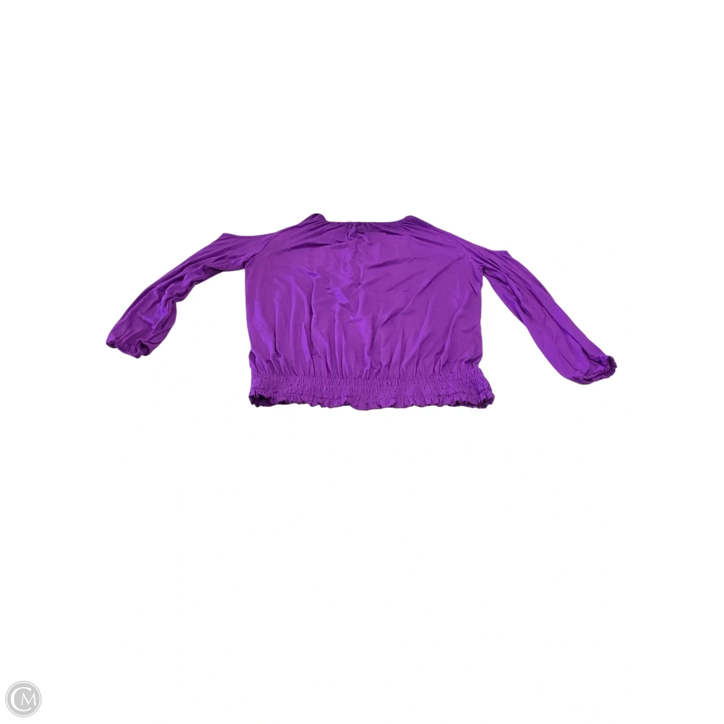 Top Long Sleeve By Inc In Purple, Size: M