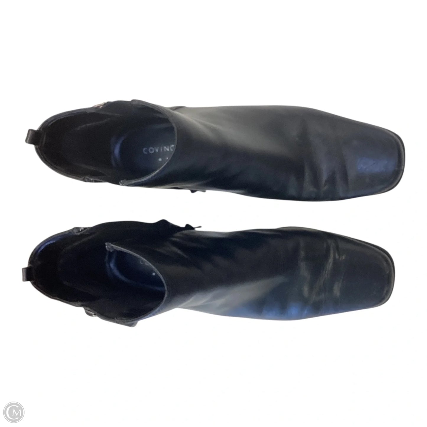 Boots Ankle Heels By Covington In Black, Size: 9