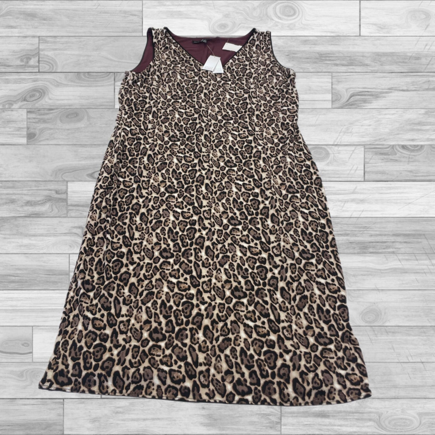 Dress Casual Midi By White House Black Market Size: M