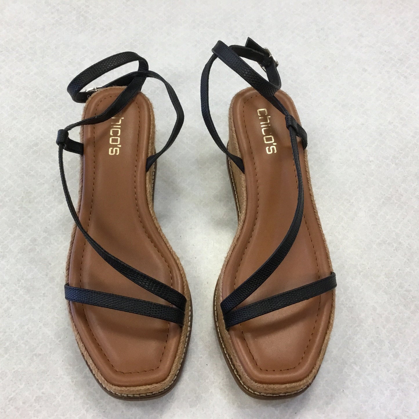 Sandals Heels Wedge By Chicos Size: 8.5