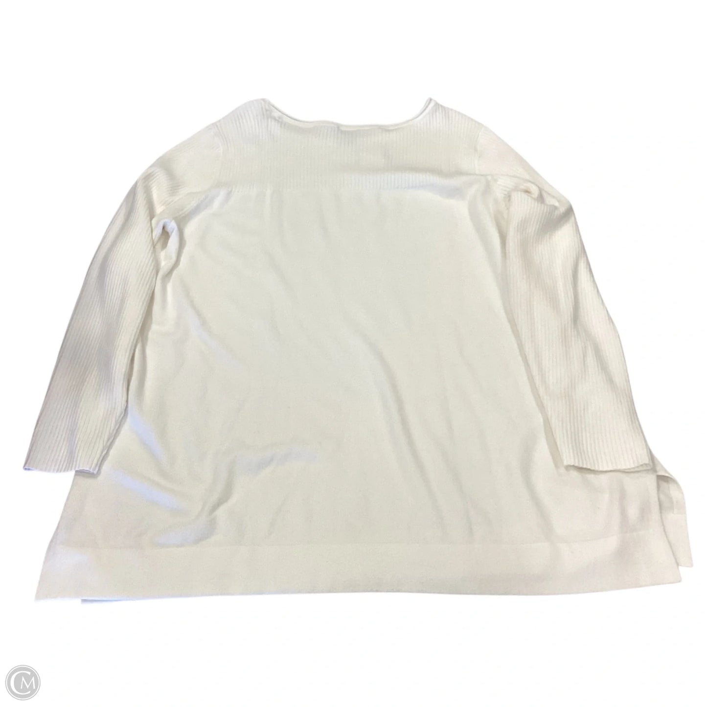 Sweater By Chicos In Cream, Size: Xl