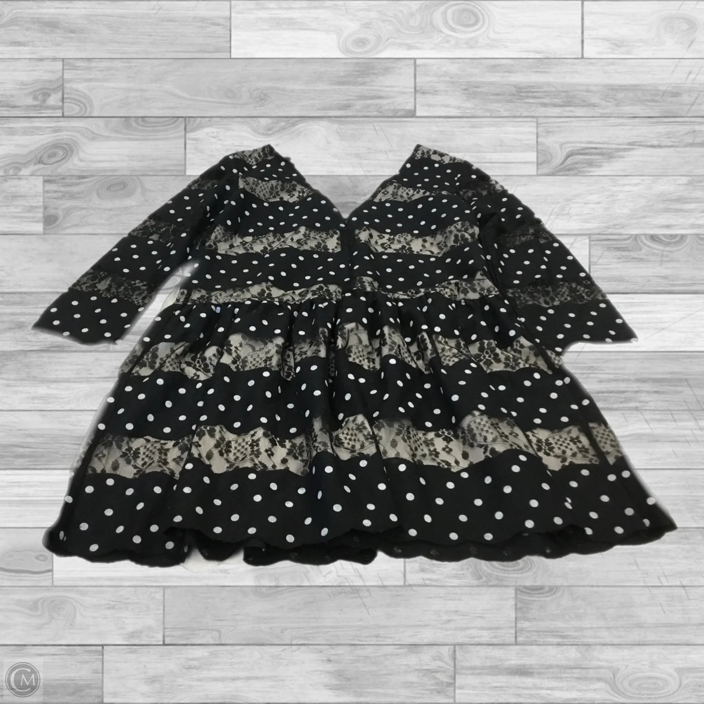 Dress Casual Short By Anthropologie In Black & White, Size: 8