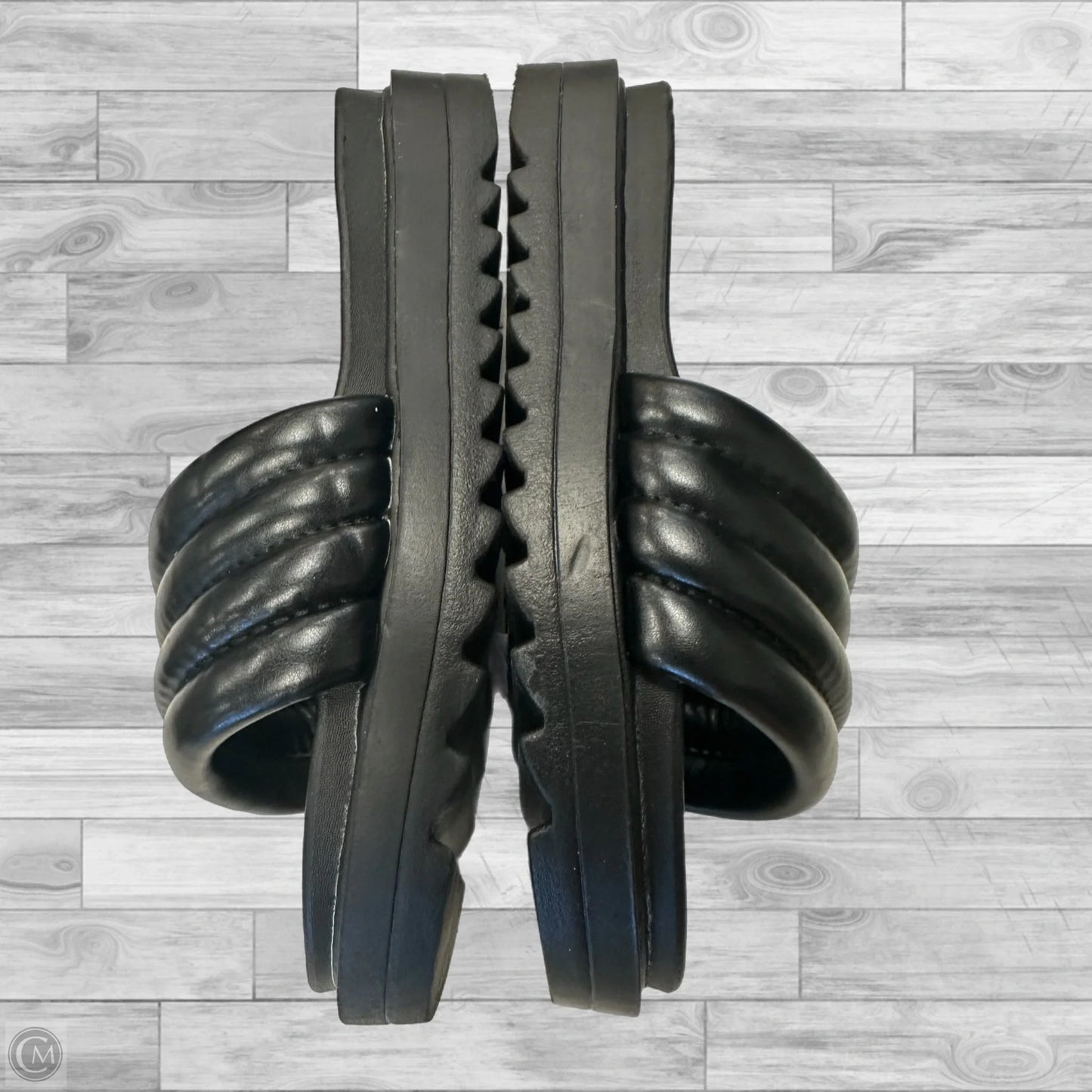 Sandals Heels Platform By Clothes Mentor In Black, Size: 10
