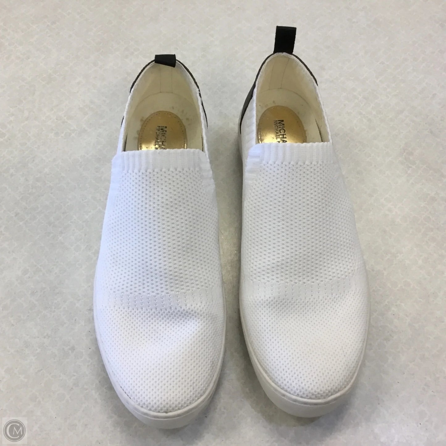 Shoes Flats By Michael By Michael Kors In Brown & White, Size: 10