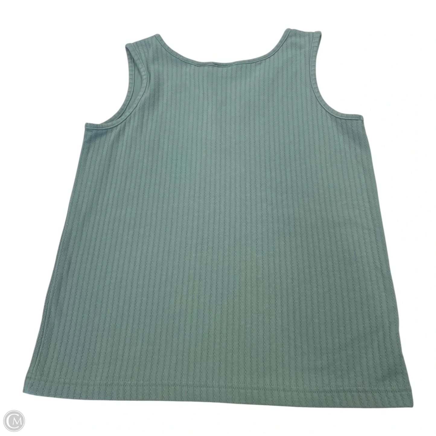 Top Sleeveless By Classic Elements In Green, Size: S
