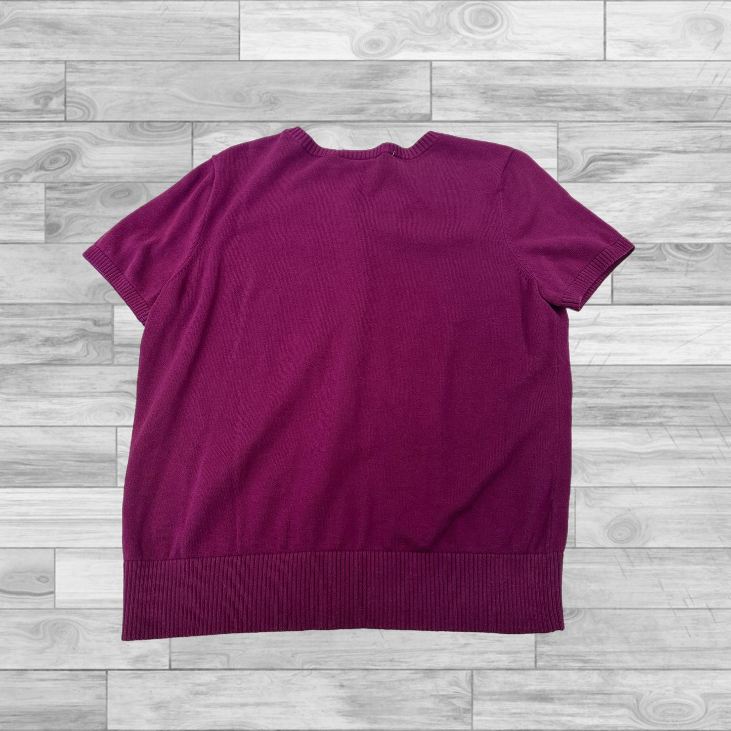 Cardigan By Loft In Purple, Size: Petite Large