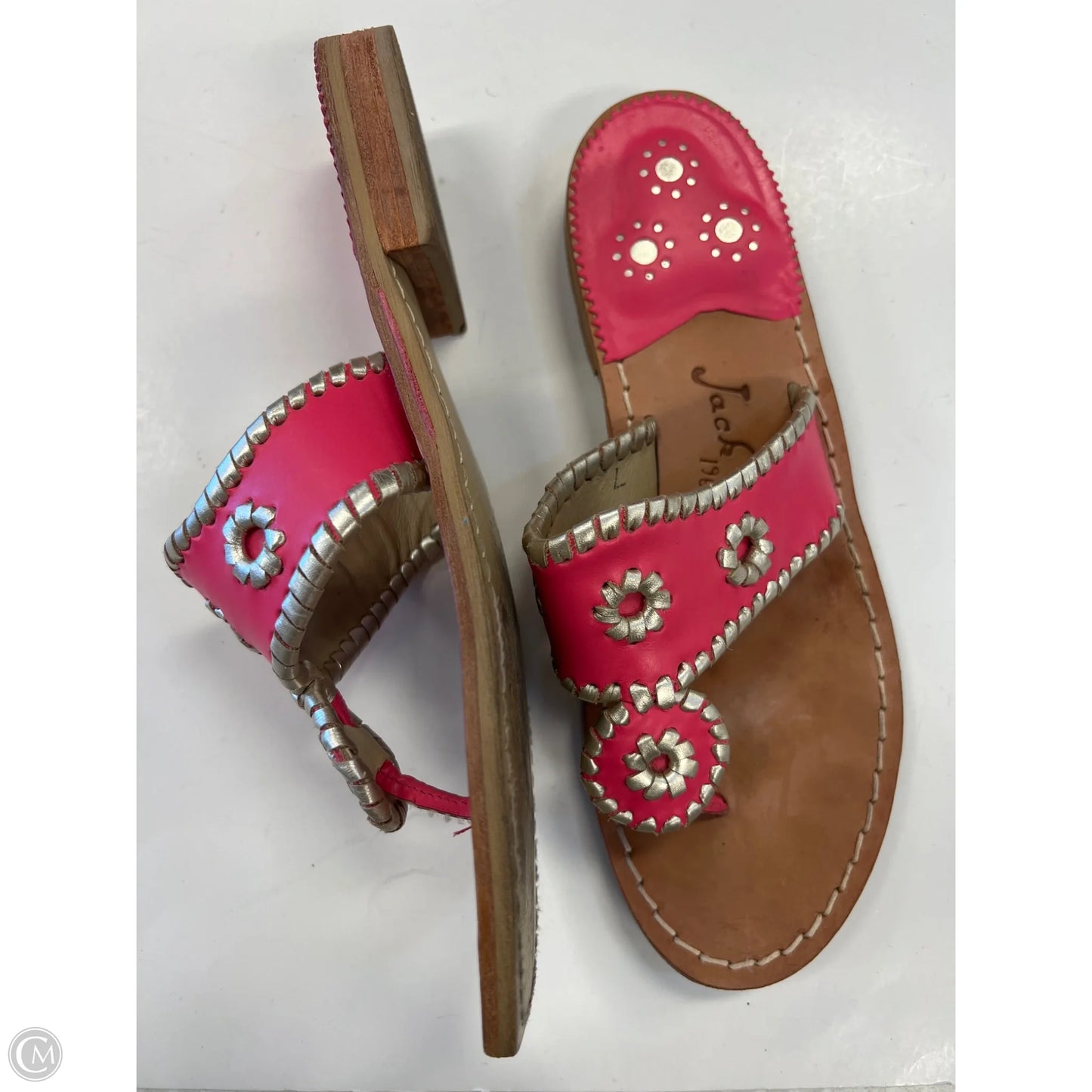 Sandals Flats By Jack Rogers In Pink, Size: 7