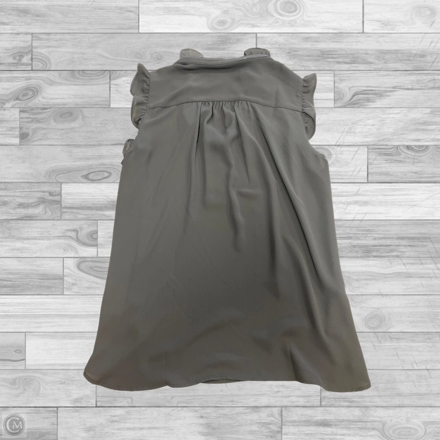Top Sleeveless By Loft In Grey, Size: S