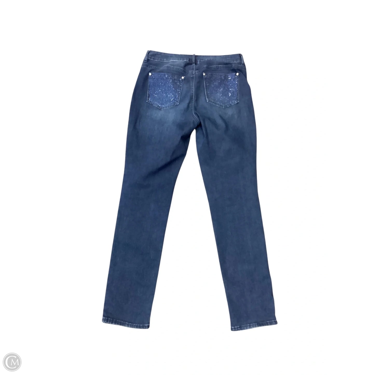 Jeans Straight By Chicos In Blue, Size: S