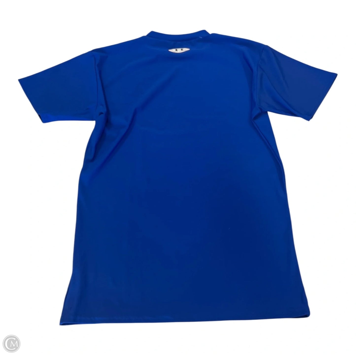 Athletic Top Short Sleeve By Under Armour In Blue, Size: Xl