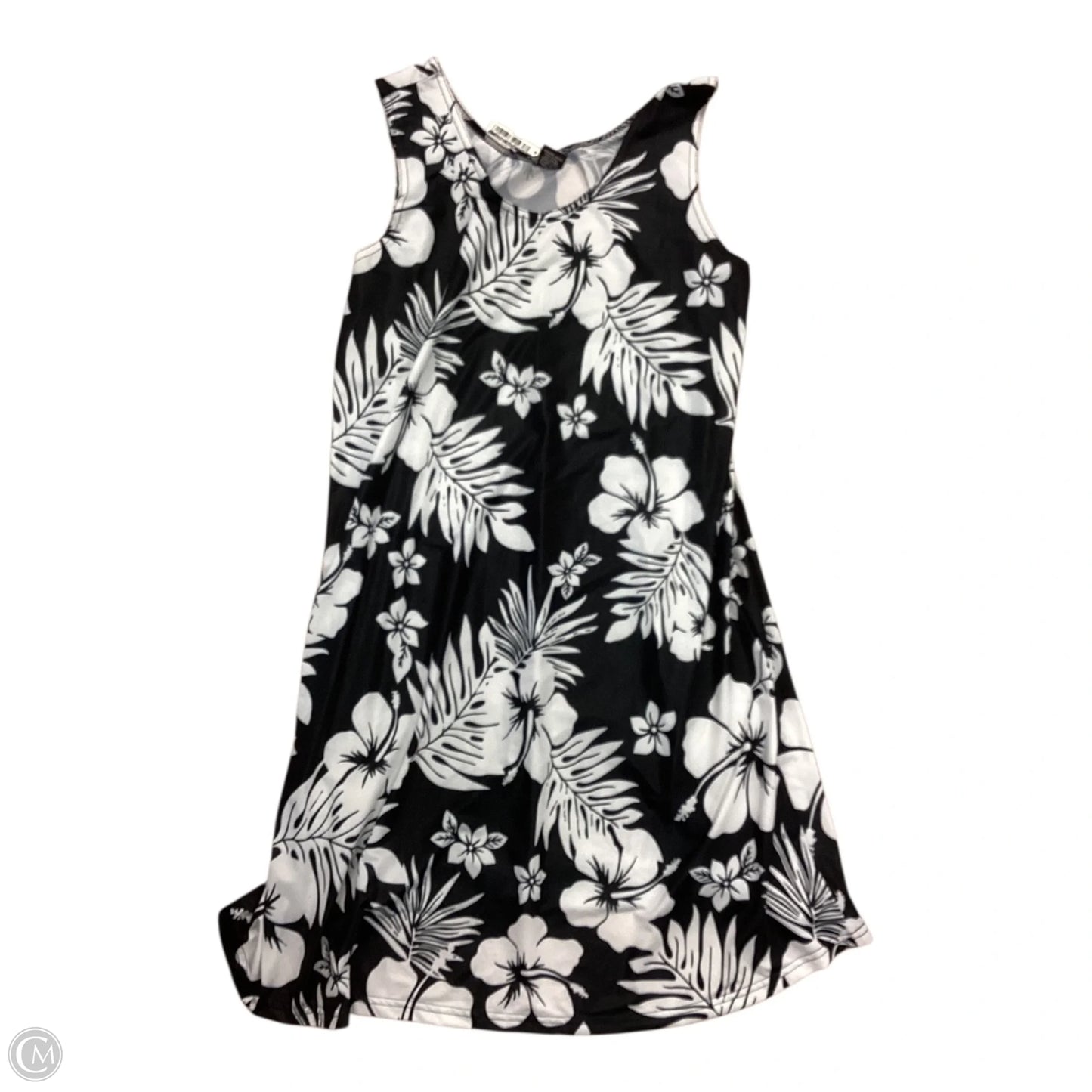 Swimwear Cover-up By Clothes Mentor In Black & White, Size: Xl