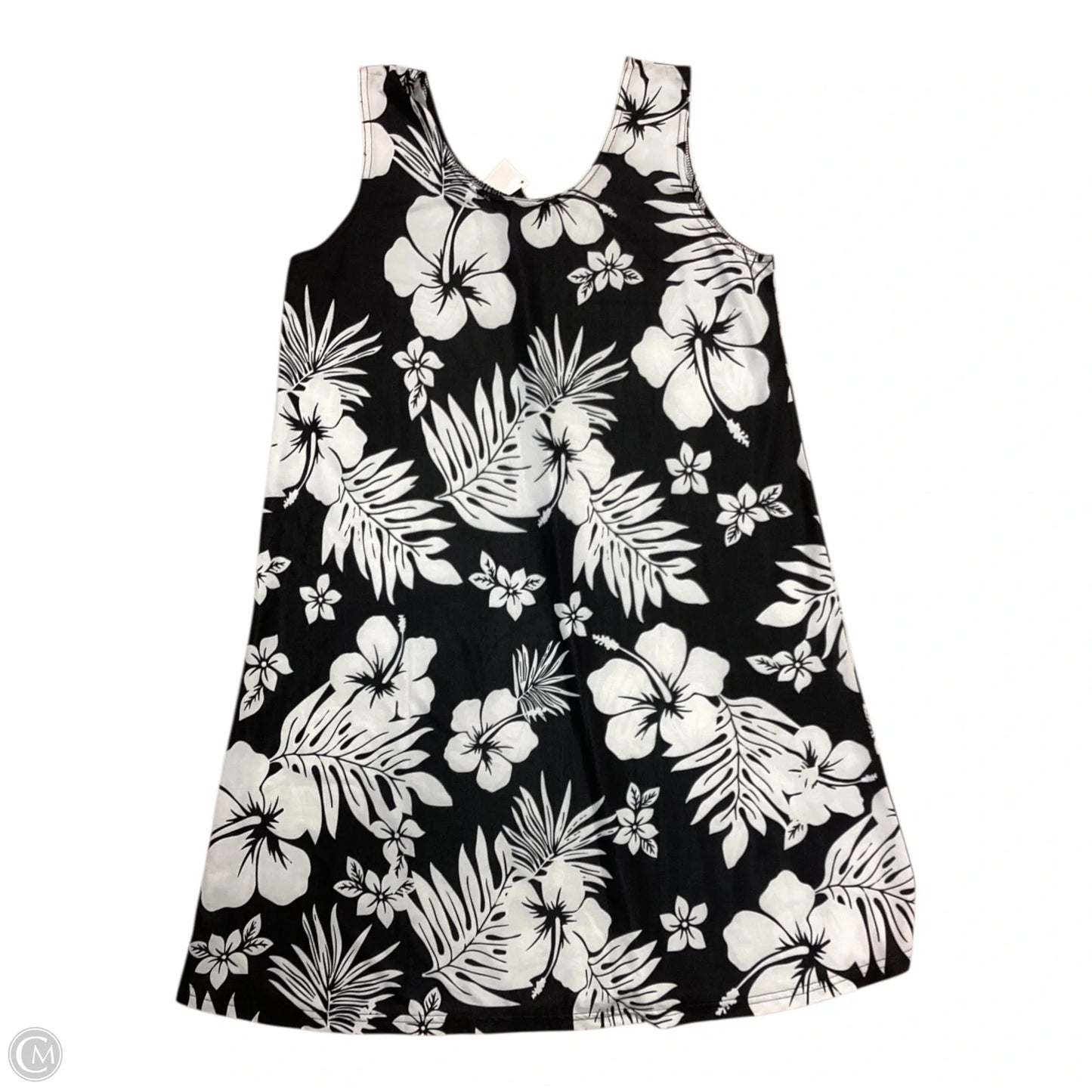 Swimwear Cover-up By Clothes Mentor In Black & White, Size: Xl