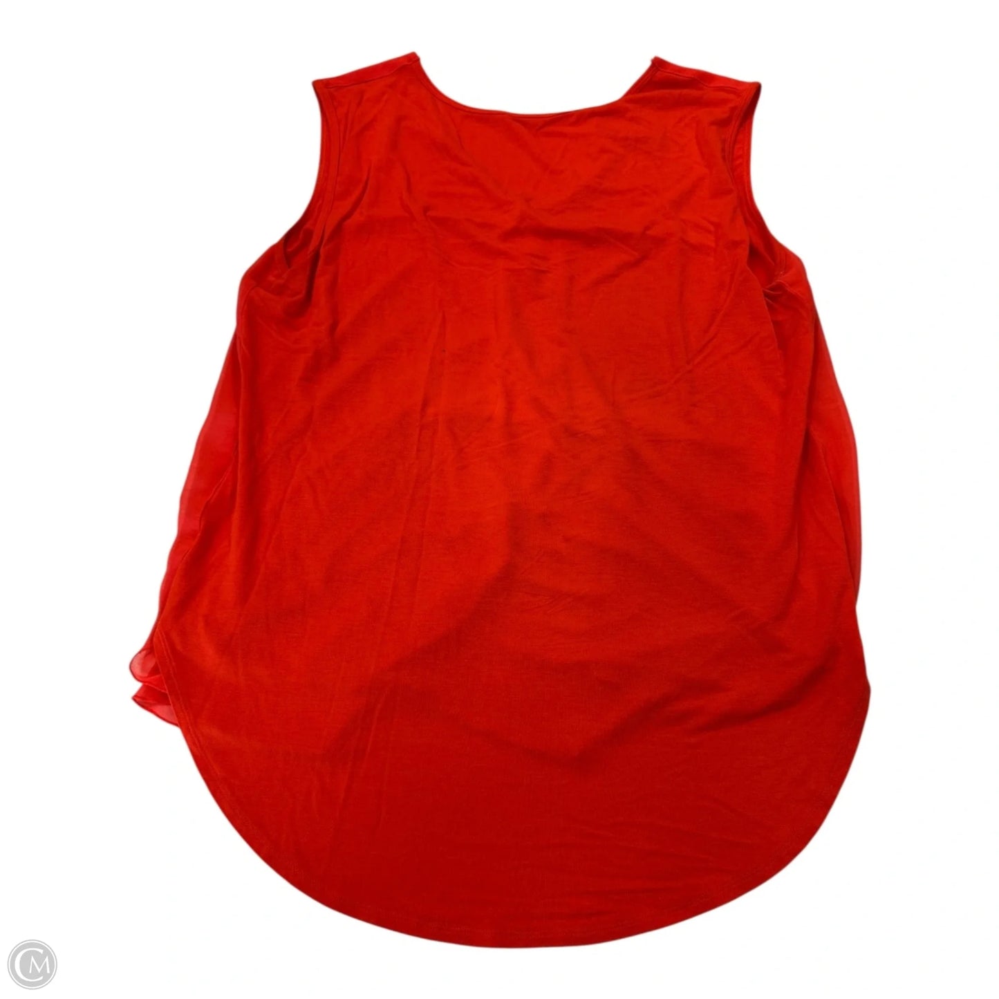 Top Sleeveless By Clothes Mentor In Red, Size: L