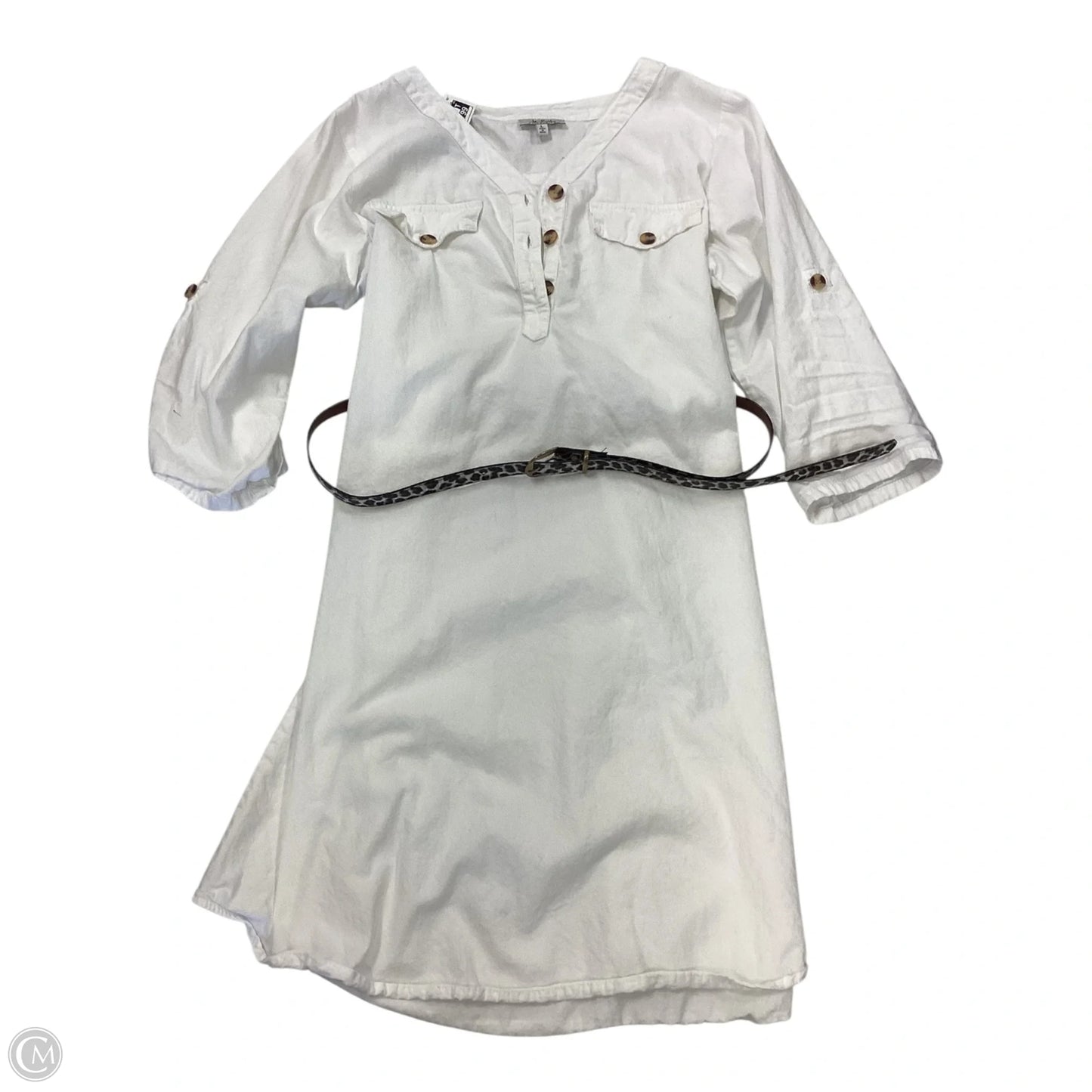 Dress Casual Short By Mph In White, Size: L