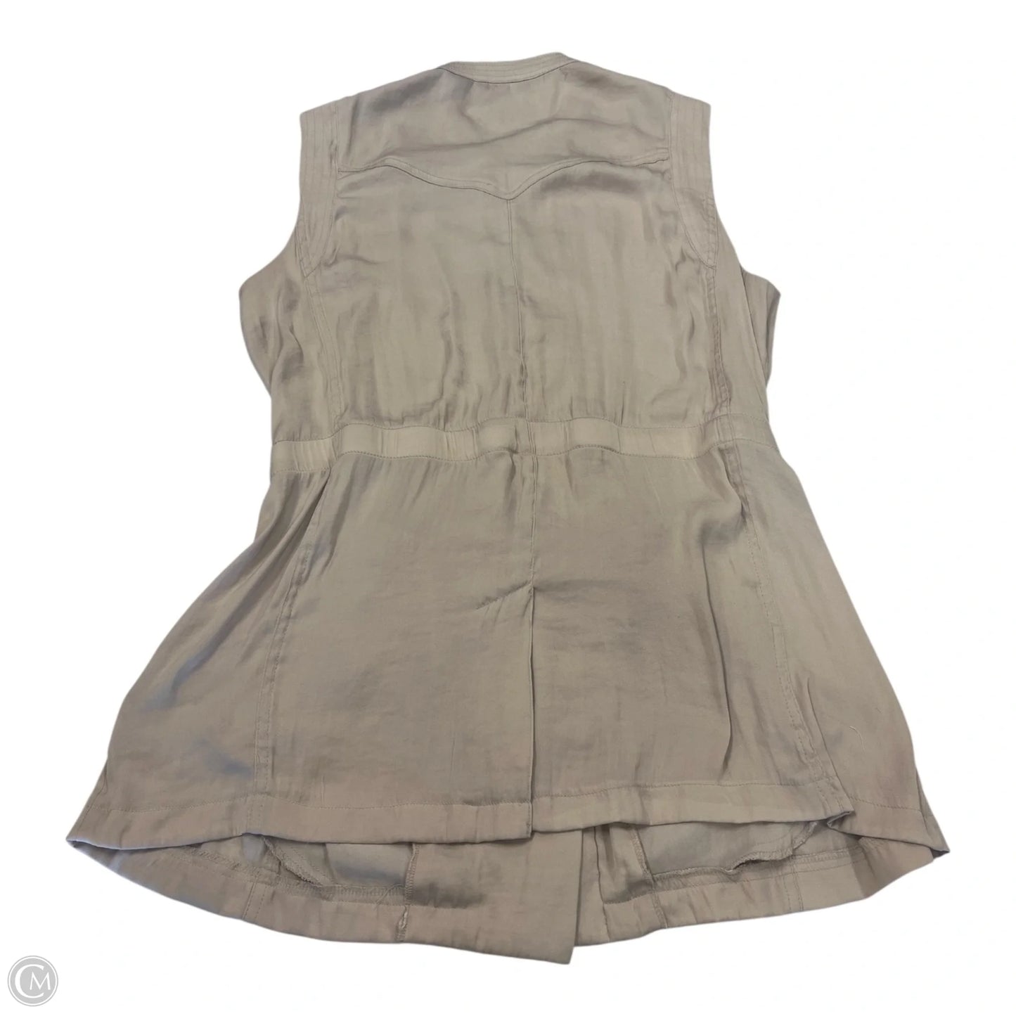 Top Sleeveless By Simply Vera In Brown, Size: L