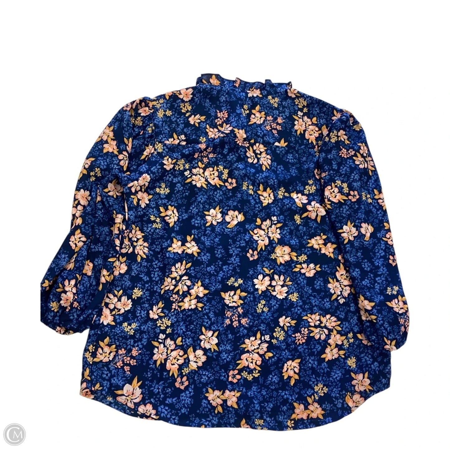 Top Long Sleeve By Nanette By Nanette Lepore In Floral Print, Size: S