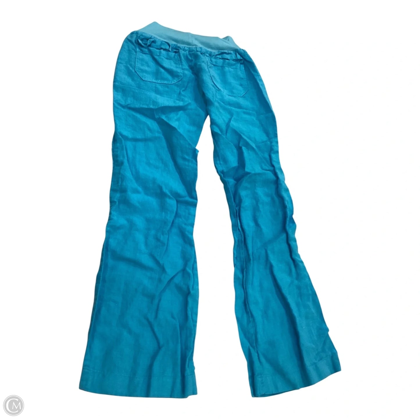 Pants Linen By Shore In Blue, Size: S