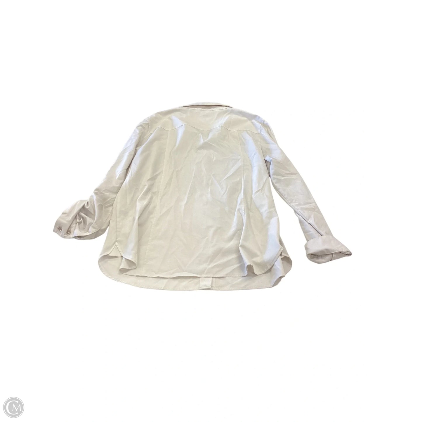 Top Long Sleeve By Tommy Hilfiger In Cream, Size: Xl