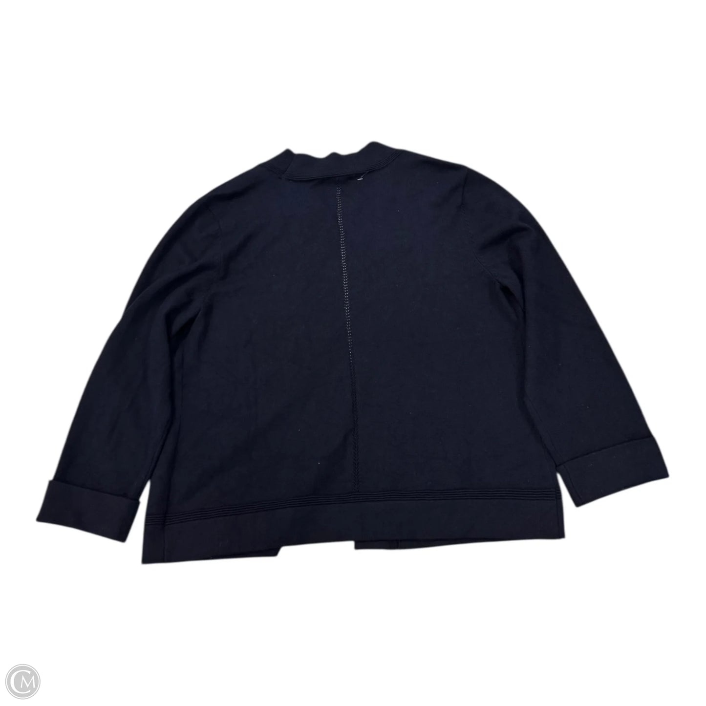 Sweater Cardigan By Clothes Mentor In Navy, Size: M