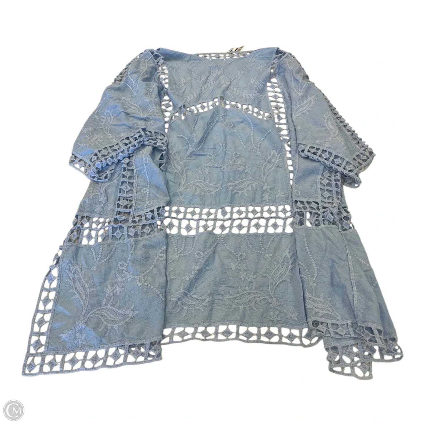 Cardigan By Ultra Pink In Blue, Size: S