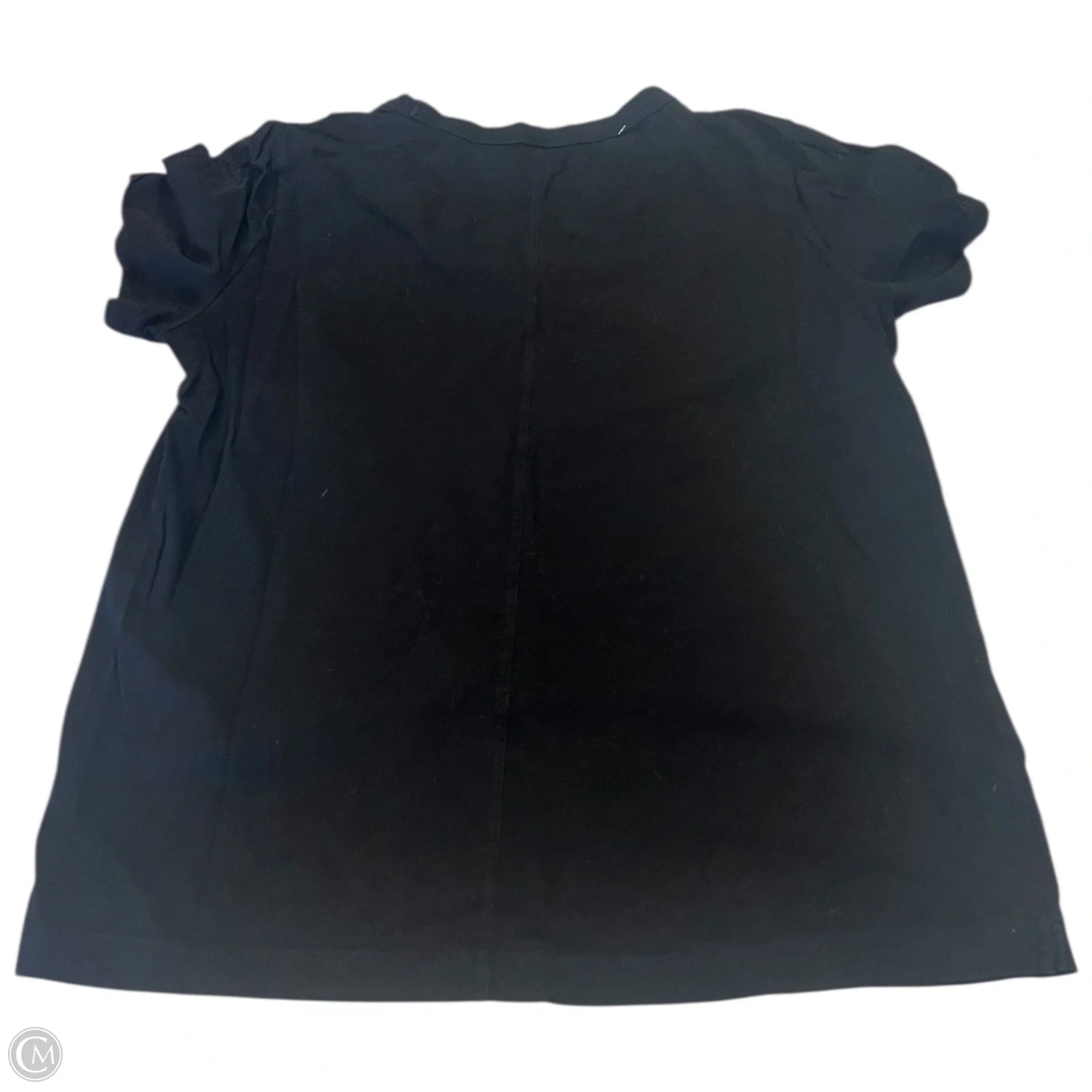 Top Short Sleeve Basic By Loft In Black, Size: M