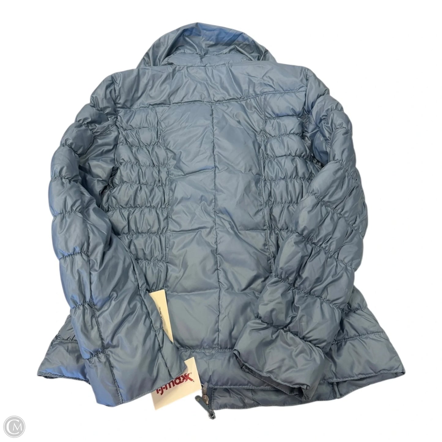 Jacket Puffer & Quilted By Kenneth Cole In Blue, Size: M