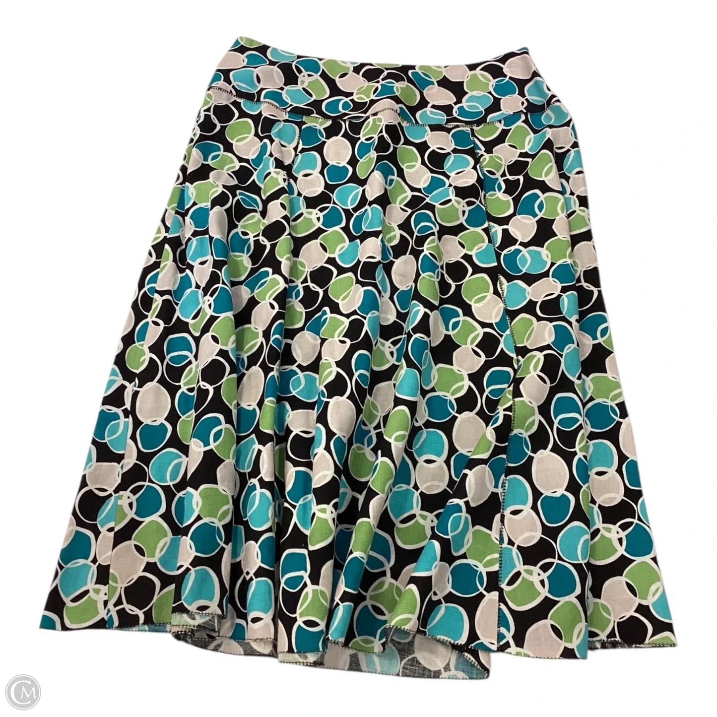Skirt Midi By Style And Co Collection Women In Blue & Green, Size: 8