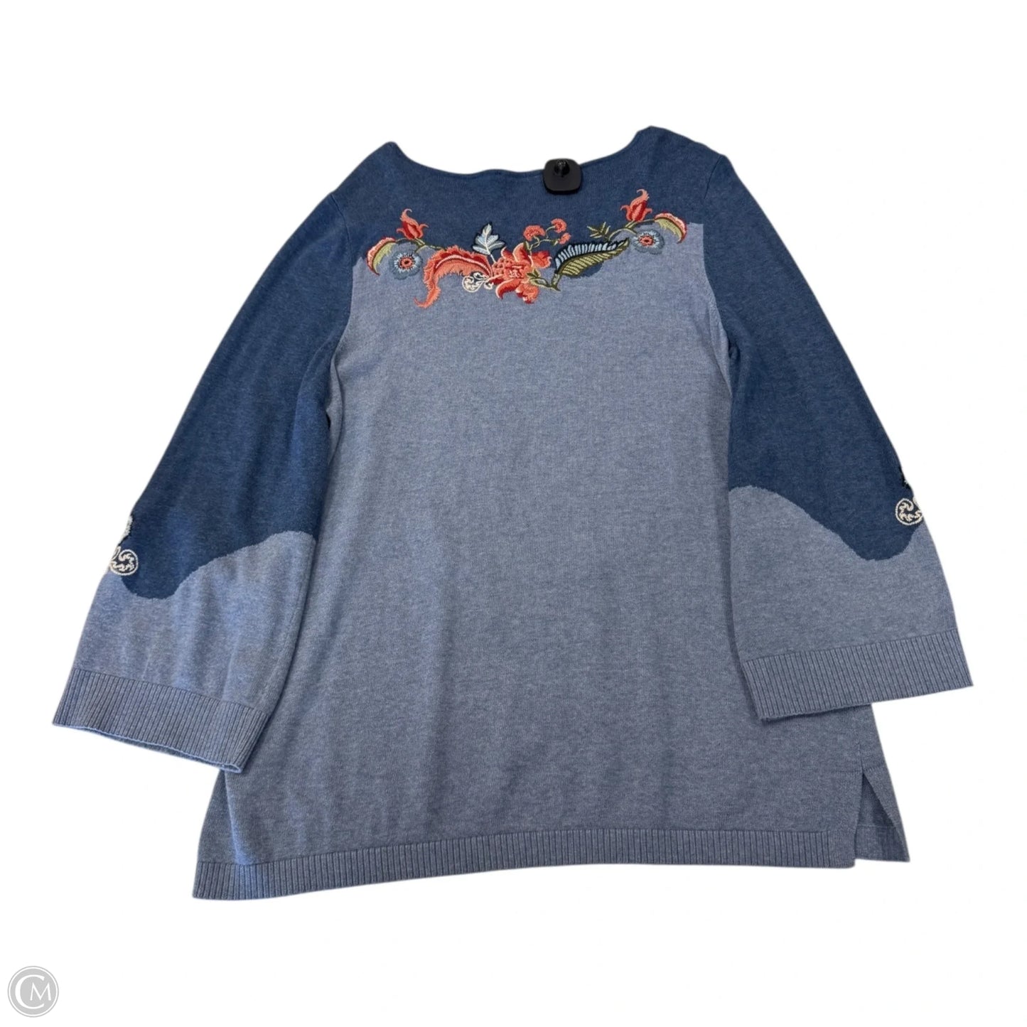 Sweater By Chicos In Blue, Size: L